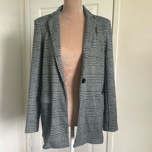 Houndstooth Stretchy Blazer